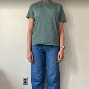 Madewell Oversized Green T-shirt